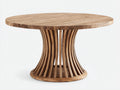Table de jardin - Teck - 170 x 170 x 76 cm - Marron naturel - Style contemporain