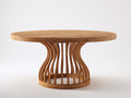 Table de jardin - Teck - 150 x 150 x 76 cm - Marron naturel - Style contemporain